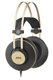 Auriculares AKG K92 Diadema Música Negro y Oro