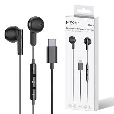 DERCLIVE Auriculares Intraurales USB C con Micrófono