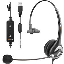 Auriculares USB Wantek con Micrófono y Cancelación de Ruido