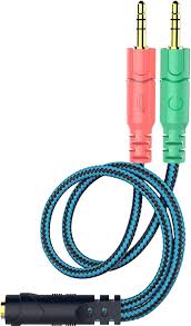 Divisor de Auriculares ENVEL 3.5 mm para PC