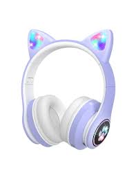 Auriculares Bluetooth VuyKoo para Niños con Micrófono y Luces LED